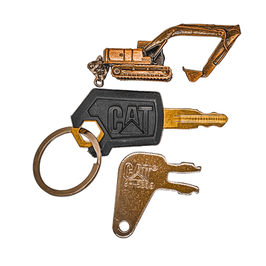 Kit De Llaveros Tipo Excavadora De Oruga ( Llave Máster + Llave de Arranque ) - KATZER